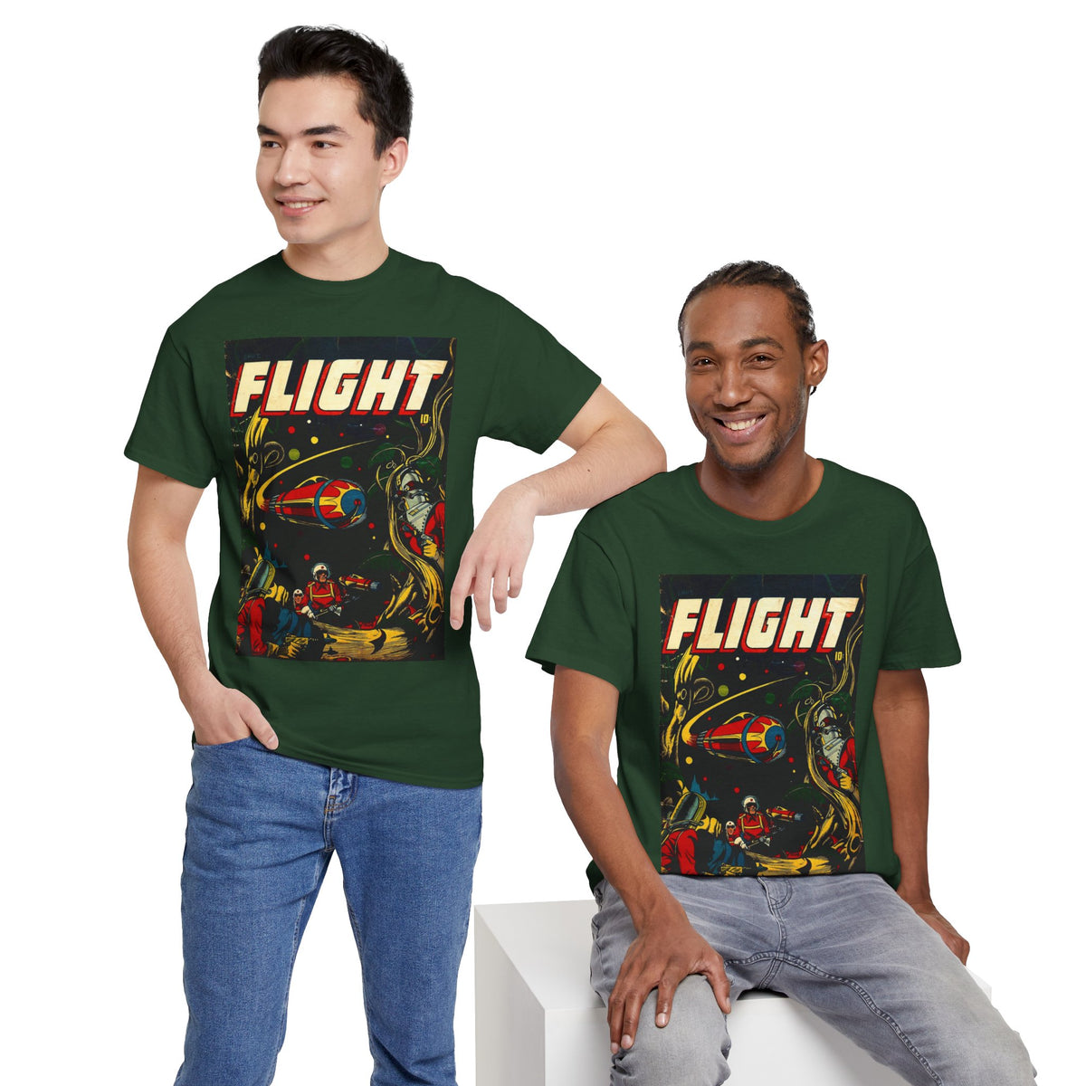 Captain Flight Comic Book Tee Shirt