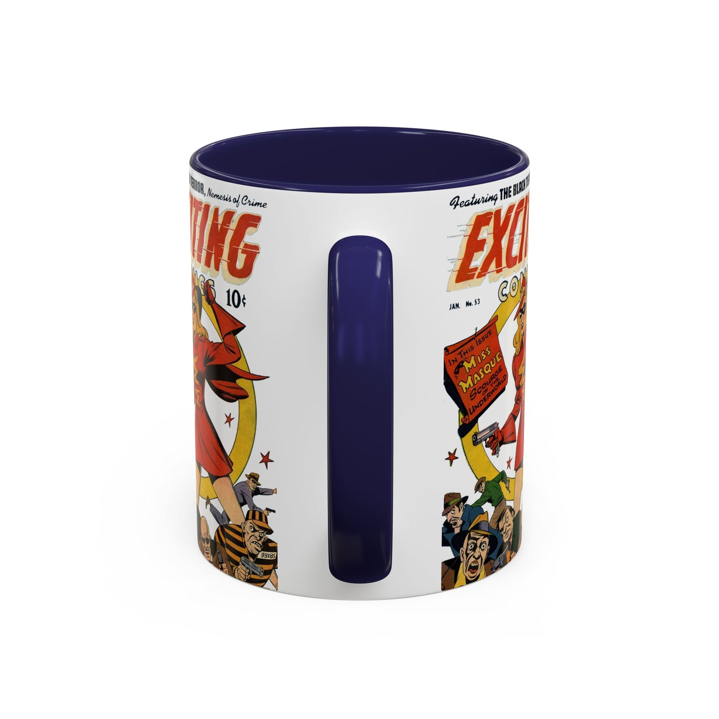 Exciting Comics #53 feat. Miss Masque Coffee Mug, - 11oz
