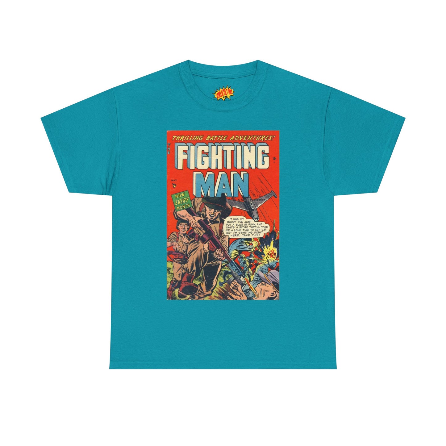 The Fighting Man May Comic Tee Shirt *Multiple Colors*