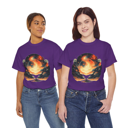 Moonscape w/Clouds Graphic Tee Shirt