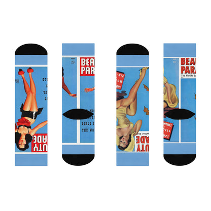 Beauty Parade Double Pinup Cushioned Socks