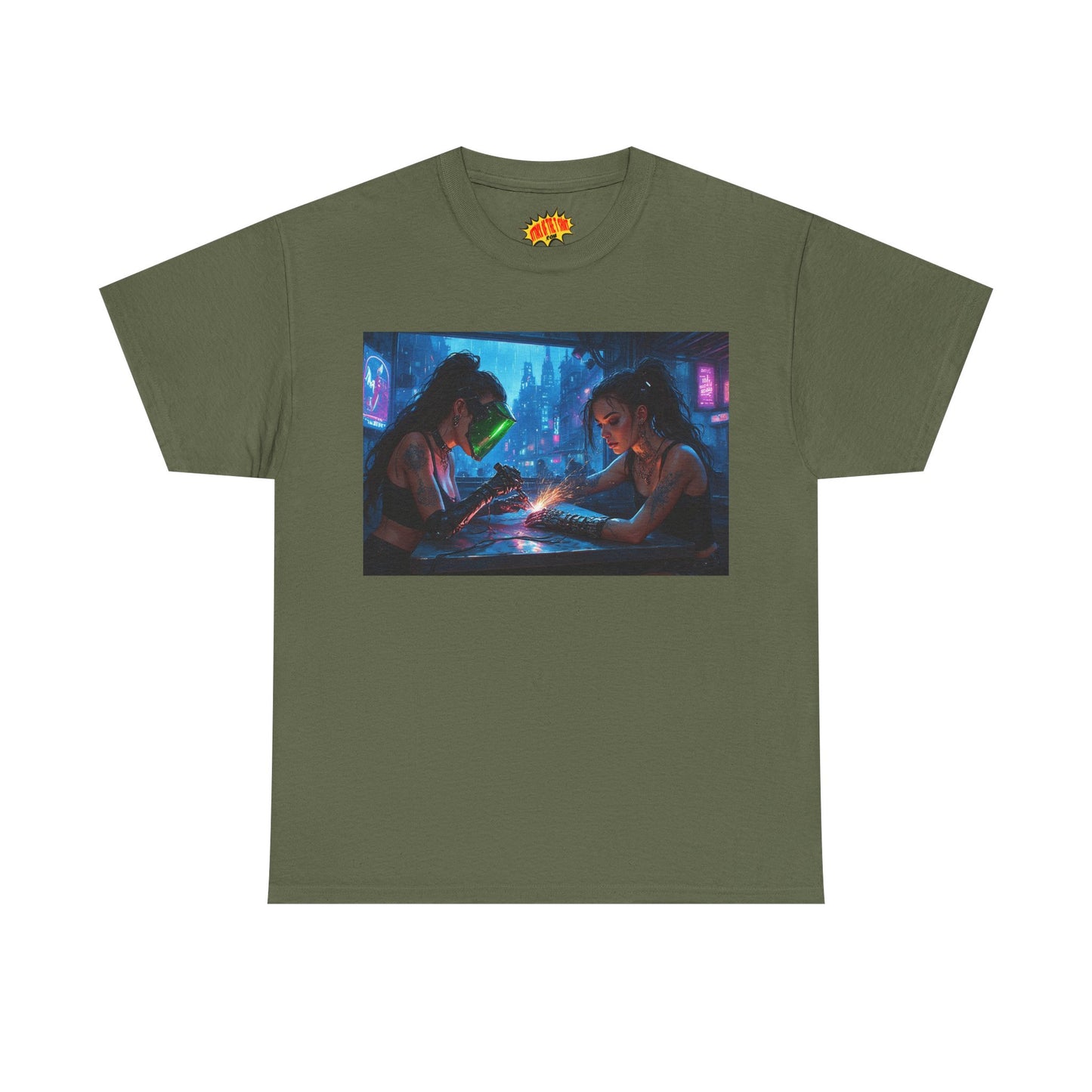 Cyberpunk Hand Repair Scene T-Shirt *Multiple Colors*