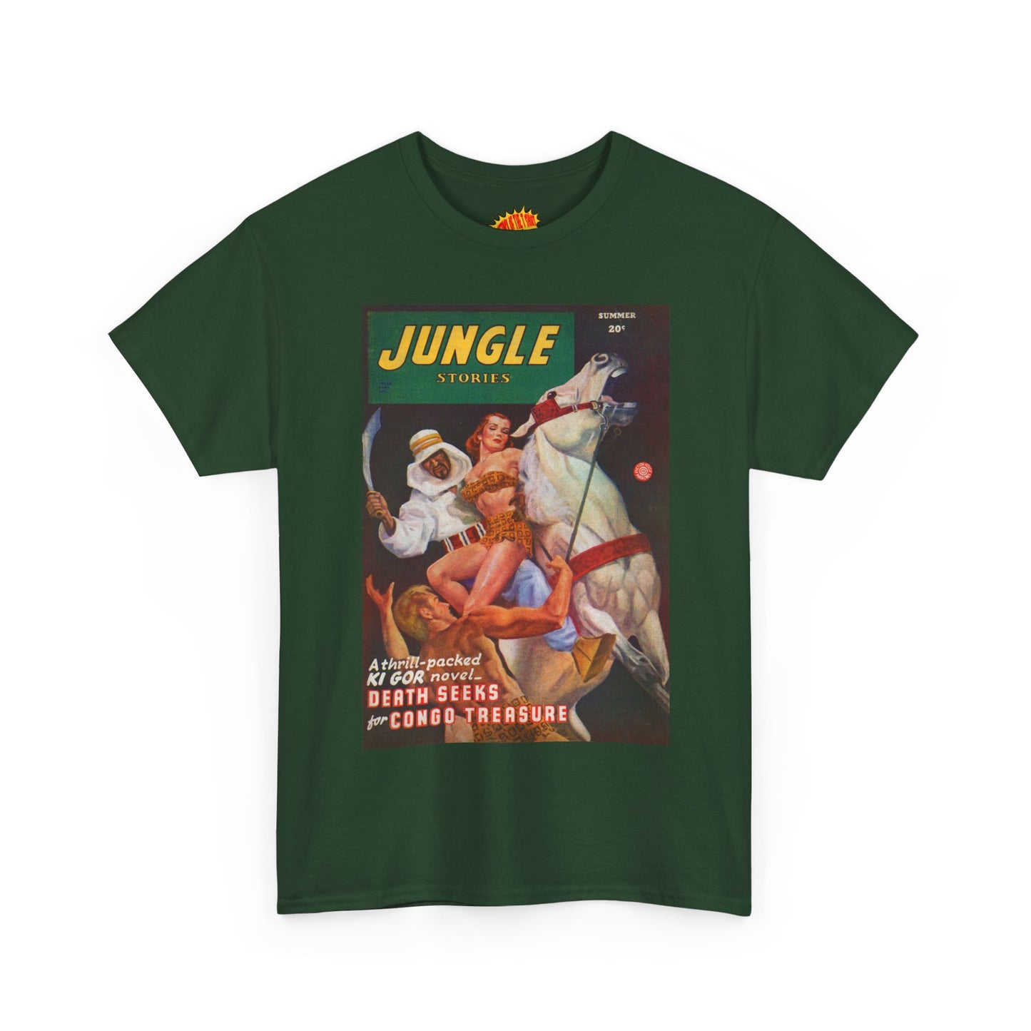 Jungle Stories Summer Comic Tee Shirt *Multiple Colors*