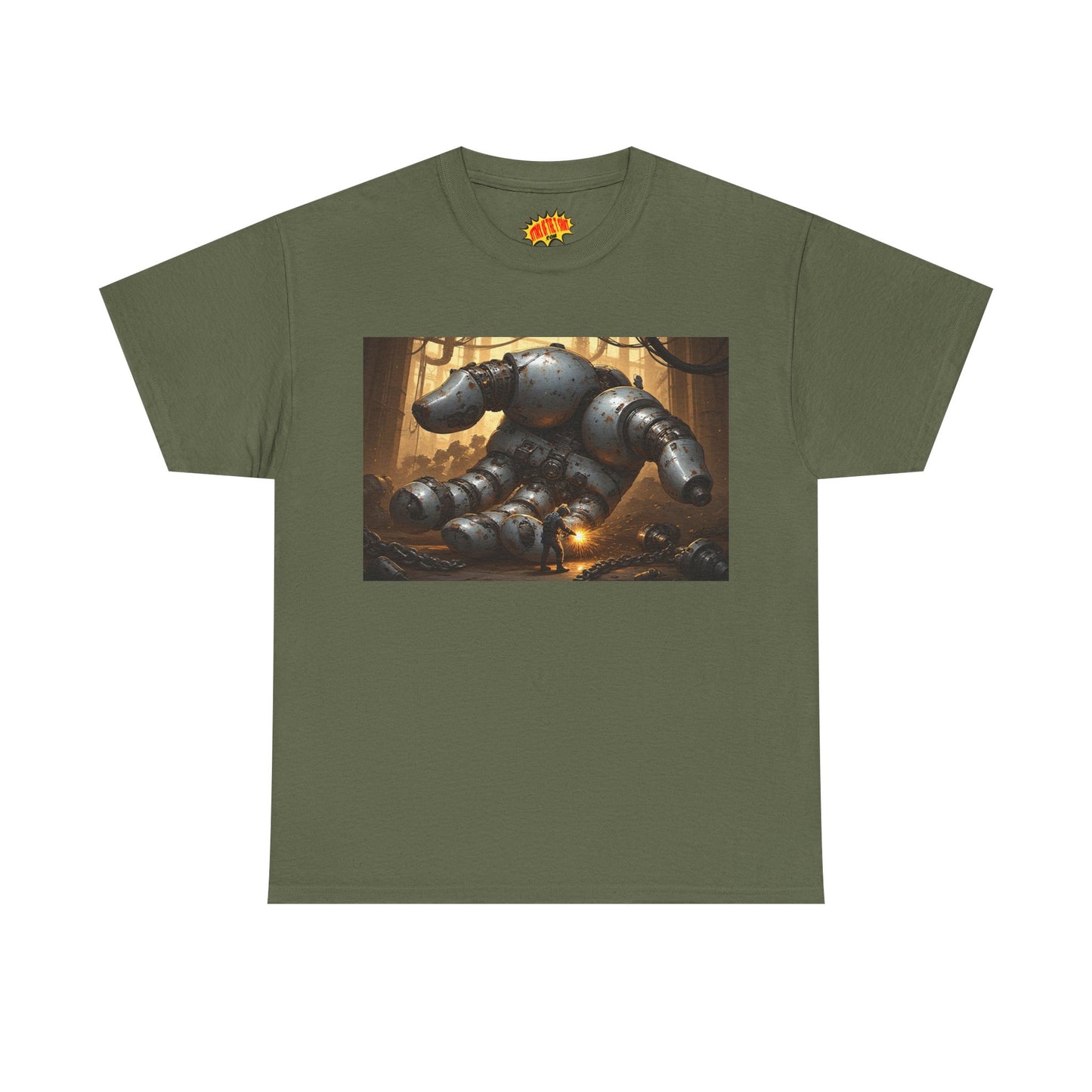 Anime Factory Welder w/Mech Hand T-Shirt *Multiple Colors*