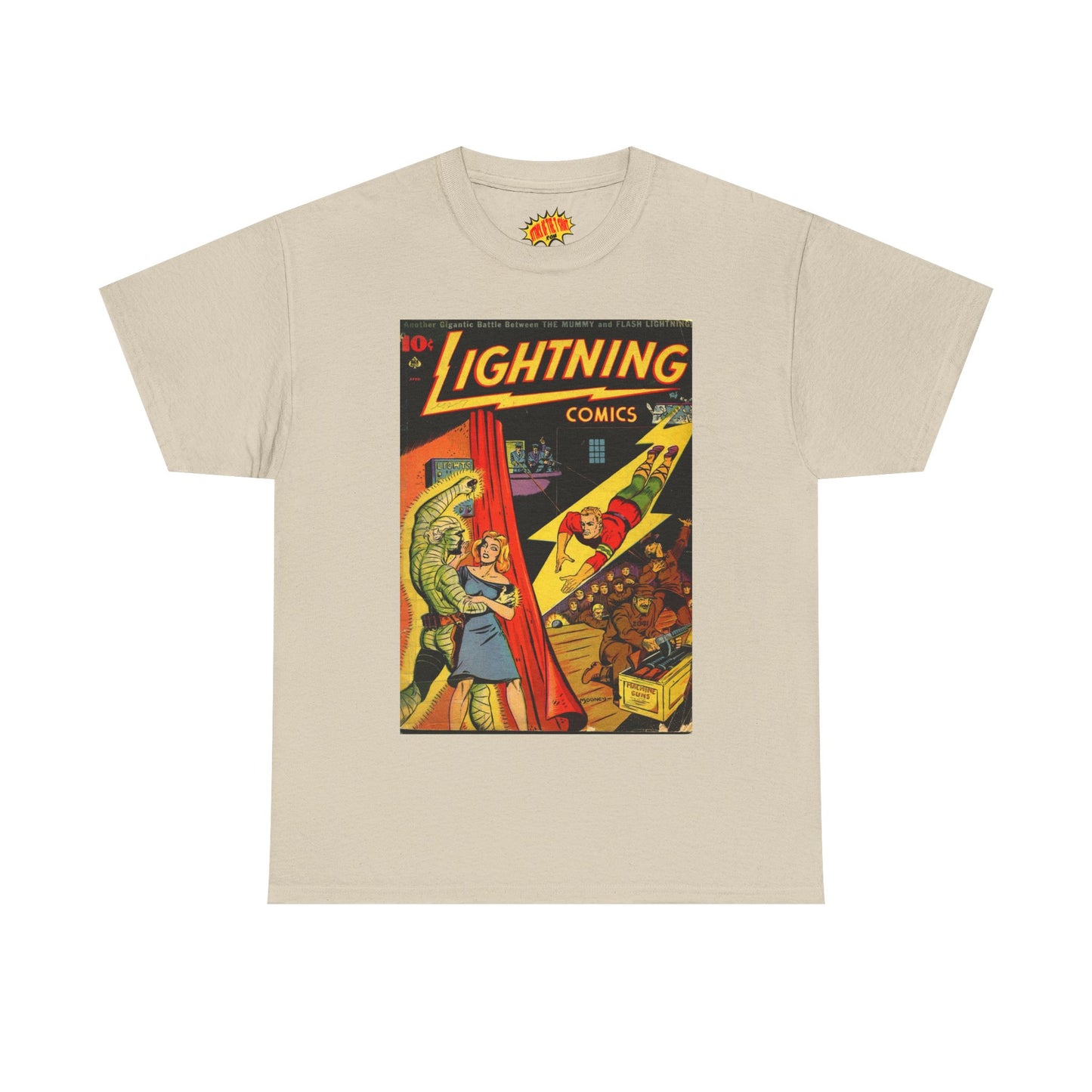 Lightning Comics April Comic Tee Shirt *Multiple Colors*
