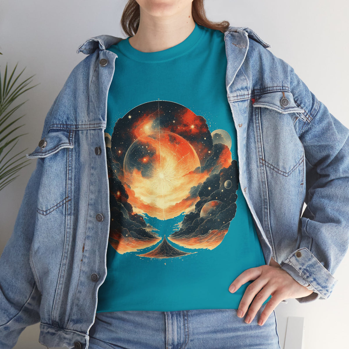 Moonscape w/Clouds Graphic Tee Shirt
