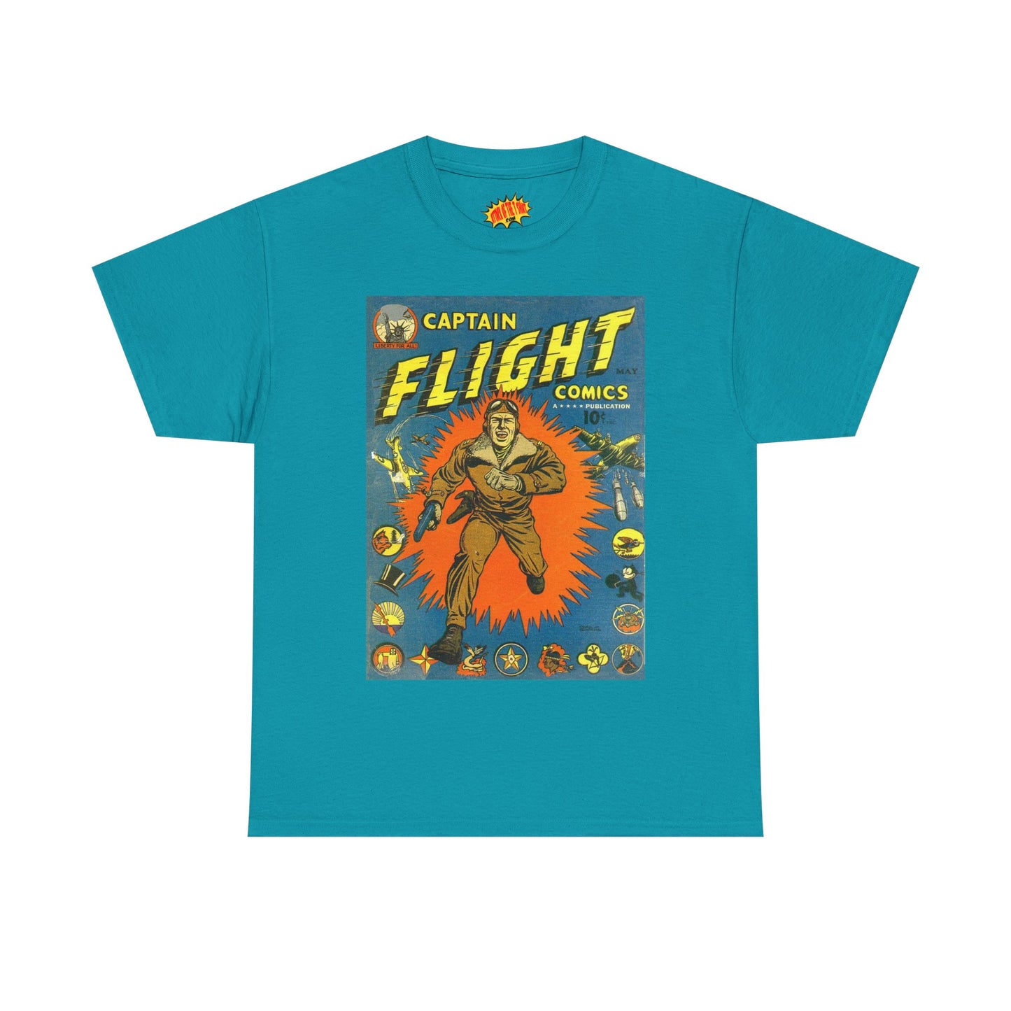 Captain Flight May Comic Tee Shirt *Multiple Colors*