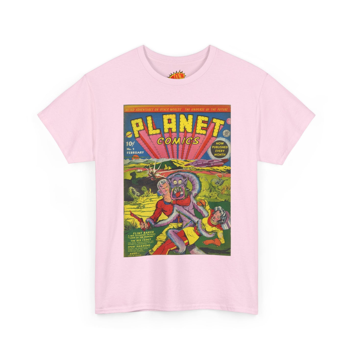 Planet Comics #2 - Heavy Cotton Tee *Light Colors*