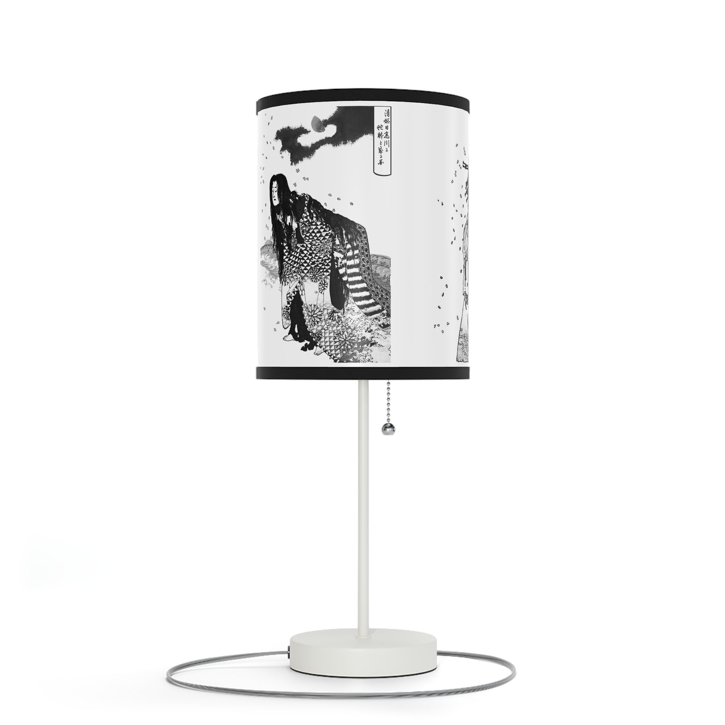 Japanese Woodcut Lamp