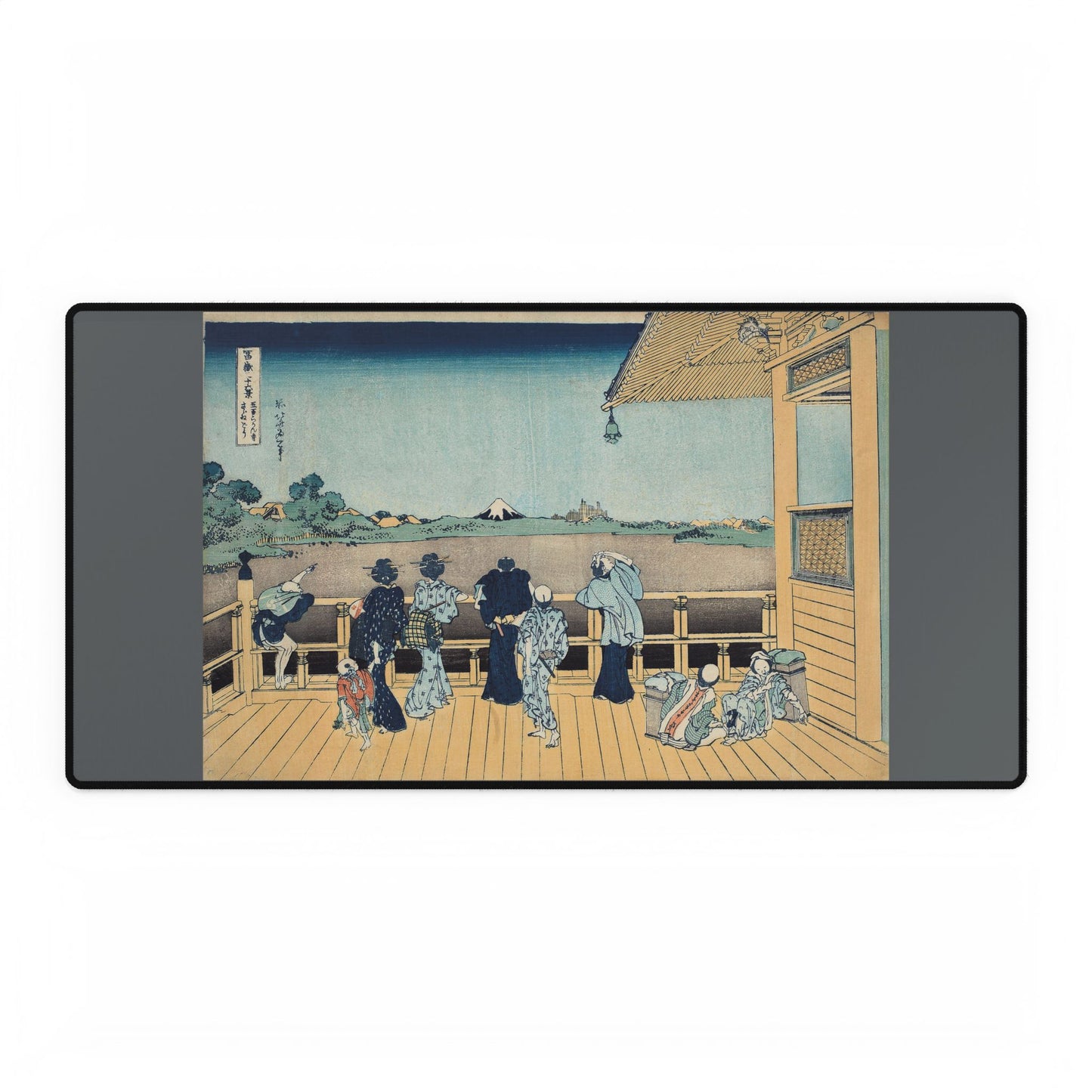 The Sazai Hall by Hokusai Desk Mat/Mousepad