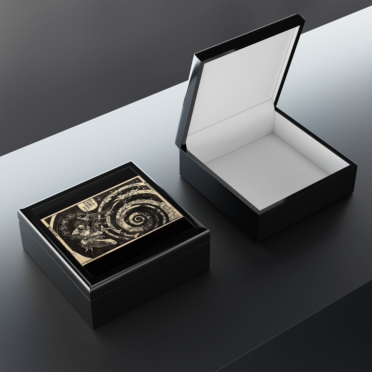 Hokusai Jewelry Box