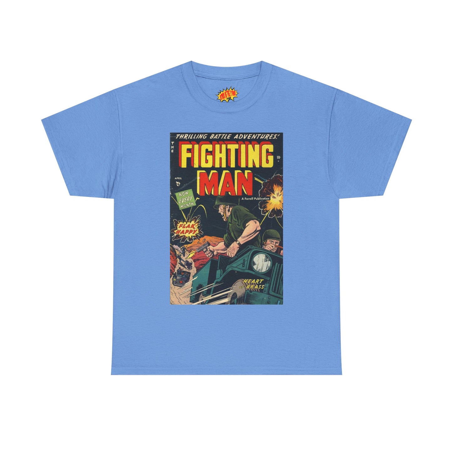 The Fighting Man April Comic Tee Shirt *Multiple Colors*