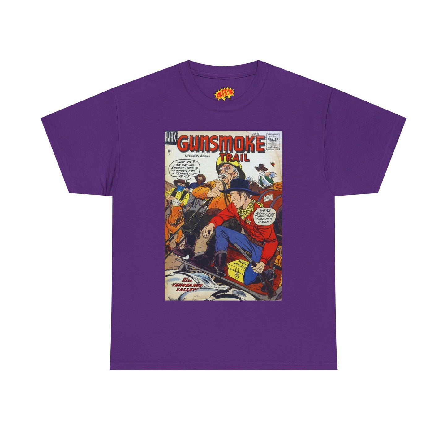 Gunsmoke Trail June Comic Tee Shirt *Multiple Colors*