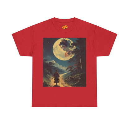 Travelling Samurai w/Full Moon Geisha T-Shirt