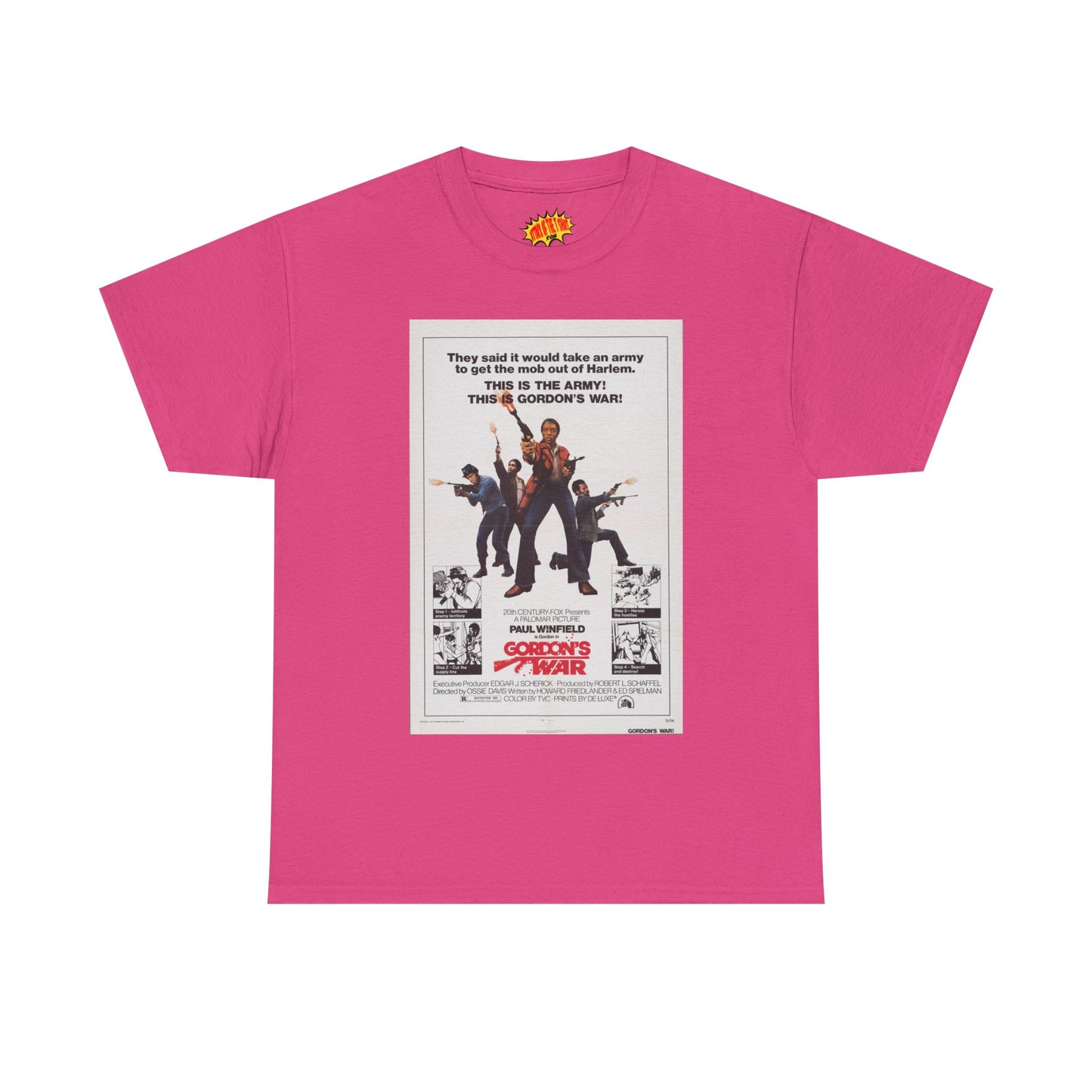 Gordon's War Movie Poster T-Shirt *Multiple Colors*