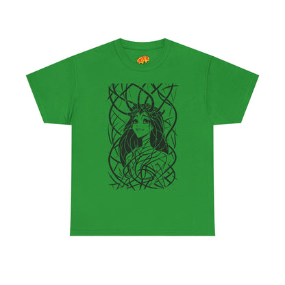 Thorny Vine Dryad Woman Fantasy Nature T-Shirt