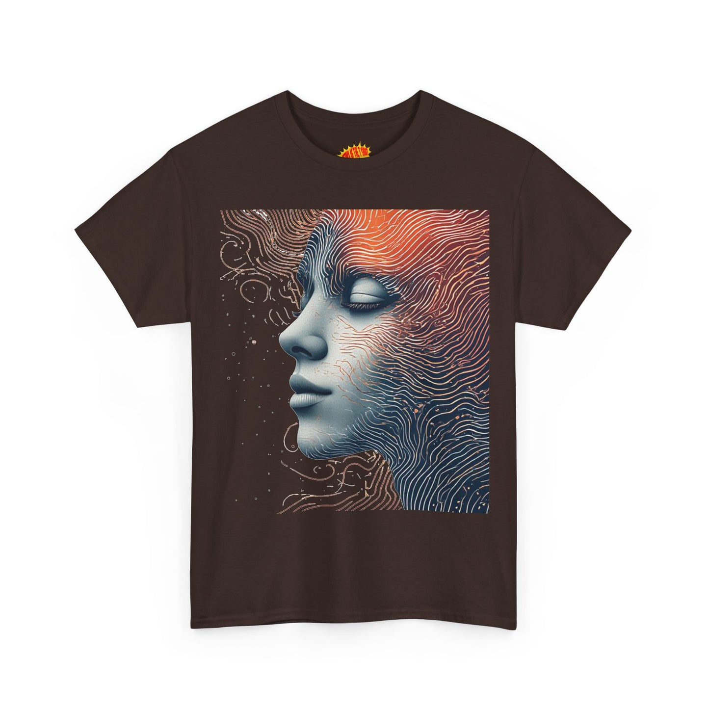 Graphic Art Face Tee Shirt *Multiple Colors*
