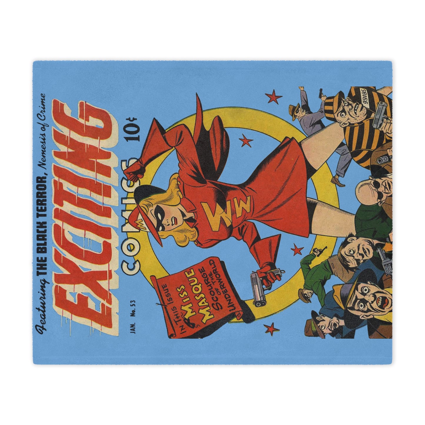Exciting Comics #53 feat. Miss Masque Microfiber Blanket