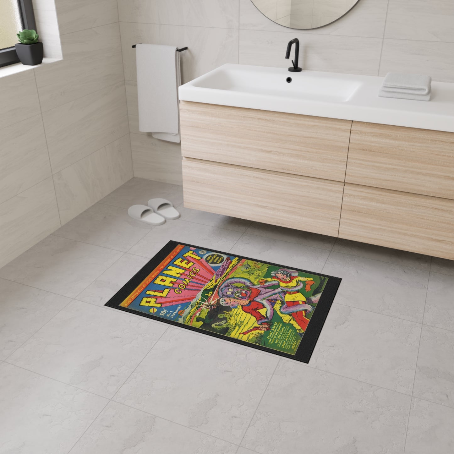 Planet Comics #2 Heavy Duty Floor Mat