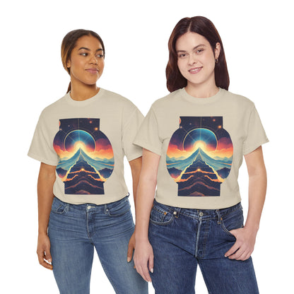 Cosmic Stairway Galaxy Graphic Art Tee Shirt