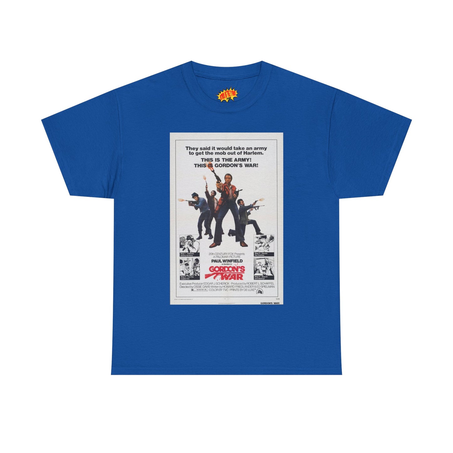 Gordon's War Movie Poster T-Shirt *Multiple Colors*