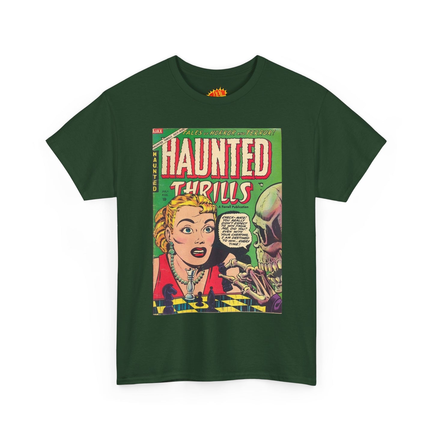 Haunted Thrills July - August Comic Tee Shirt *Multiple Colors*