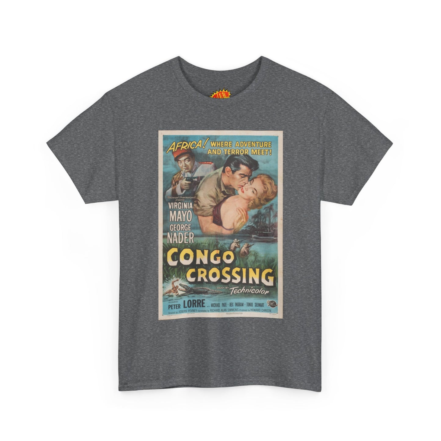 Congo Crossing Movie Poster T-Shirt *Multiple Colors*