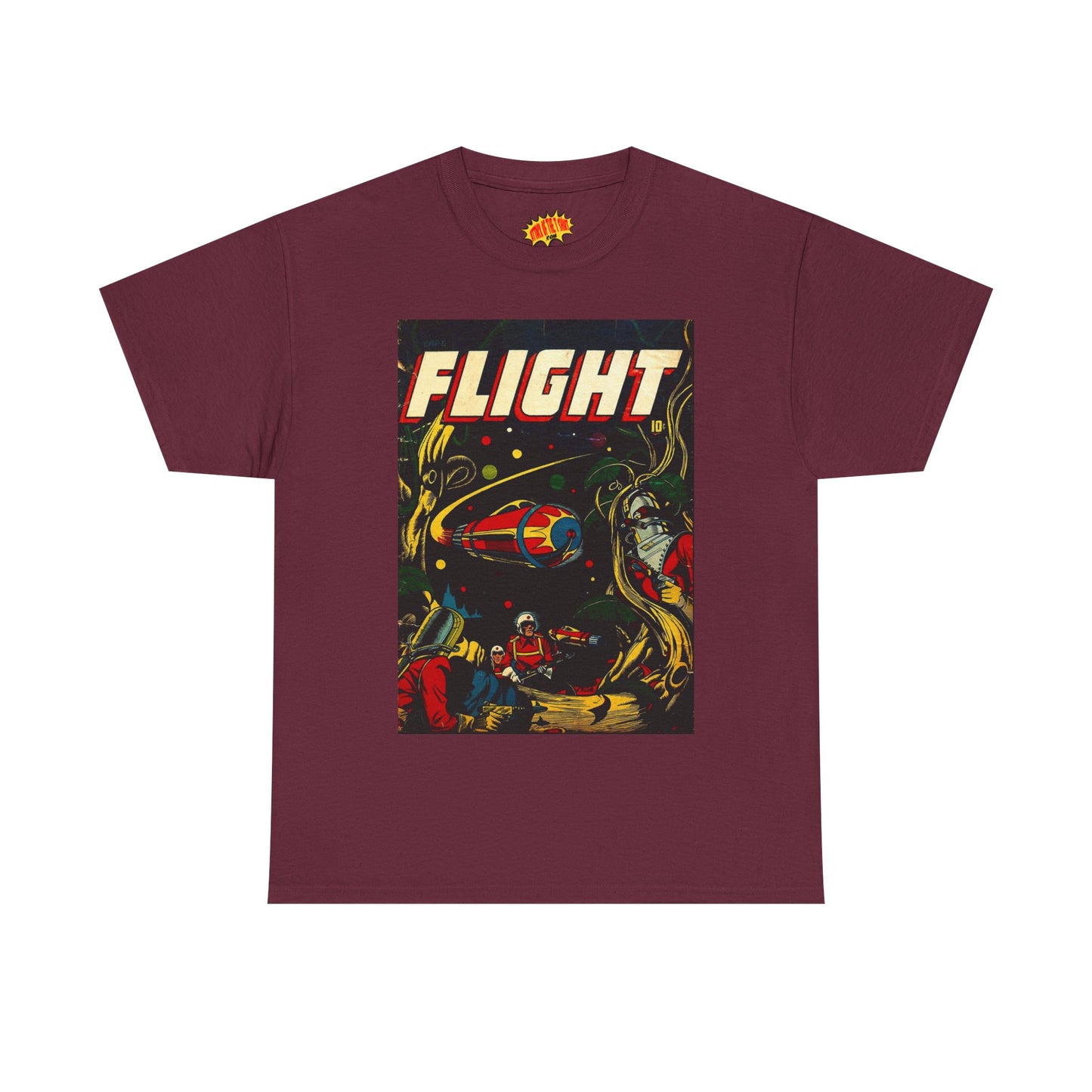 Captain Flight Comic Tee Shirt *Multiple Colors*
