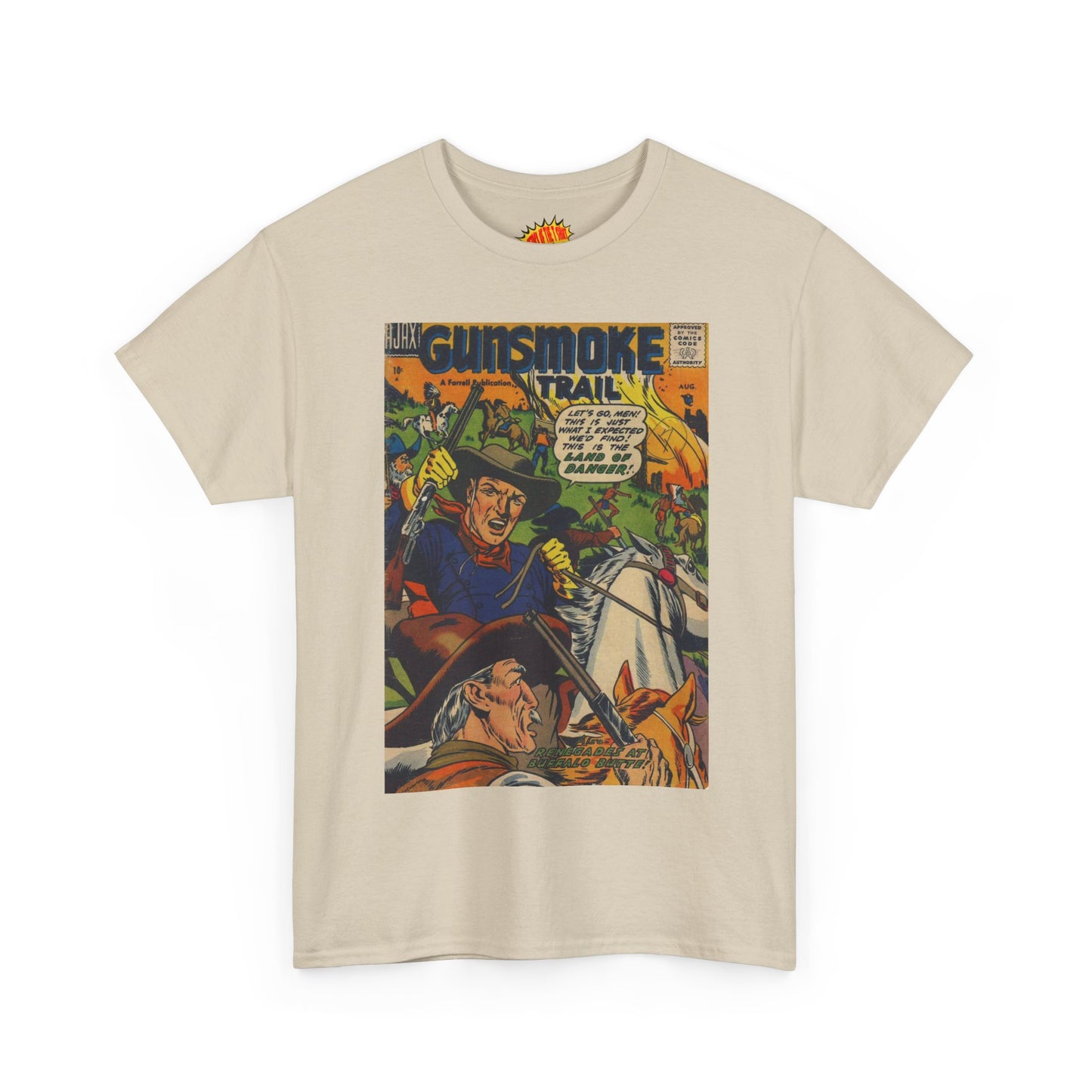 Gunsmoke Trail August Comic Tee Shirt *Multiple Colors*