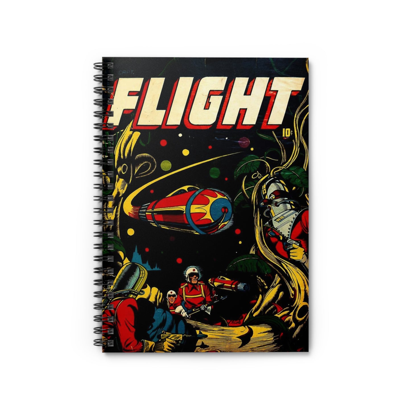 Captain Flight Comic Spiral Notebook