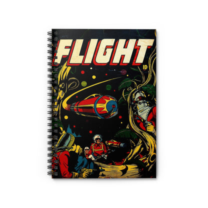 Captain Flight Comic Spiral Notebook