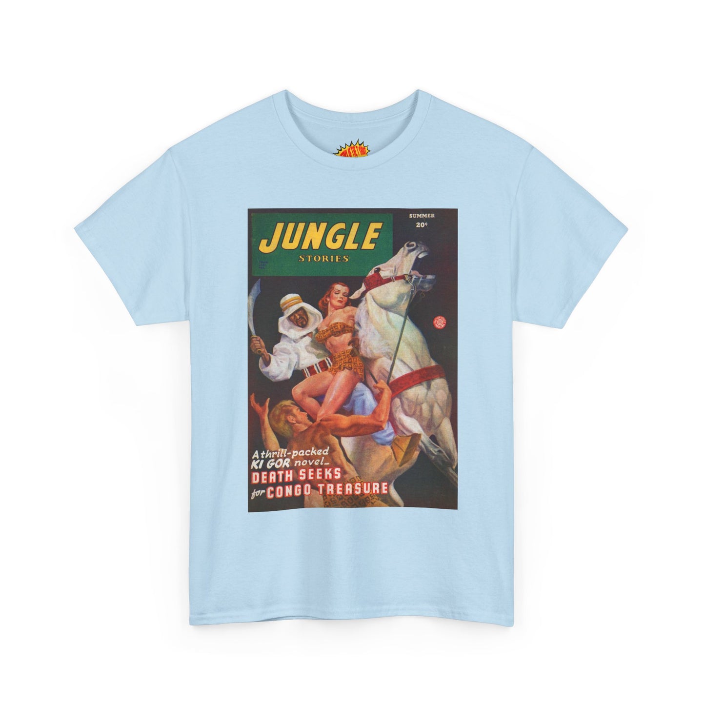 Jungle Stories Summer Comic Tee Shirt *Multiple Colors*