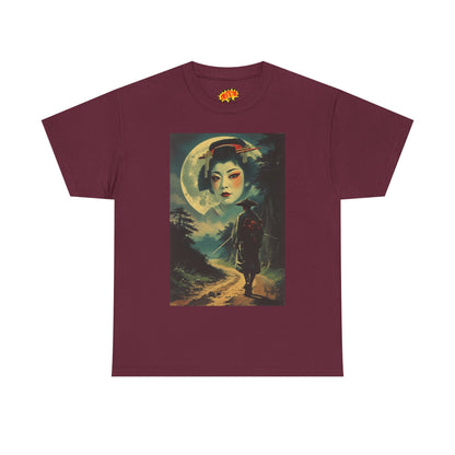 Night Traveller w/Full Moon Geisha T-Shirt