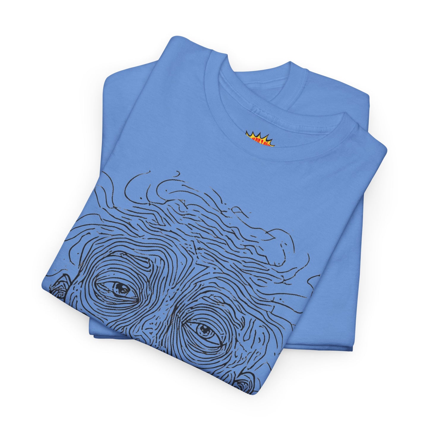 Graphic Line Art Portrait Tee Shirt *Multiple Colors*