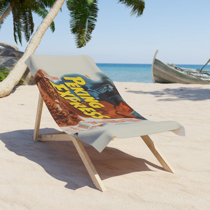 Peking Express Vintage Movie Poster Beach Towel | Retro Film Art Towel