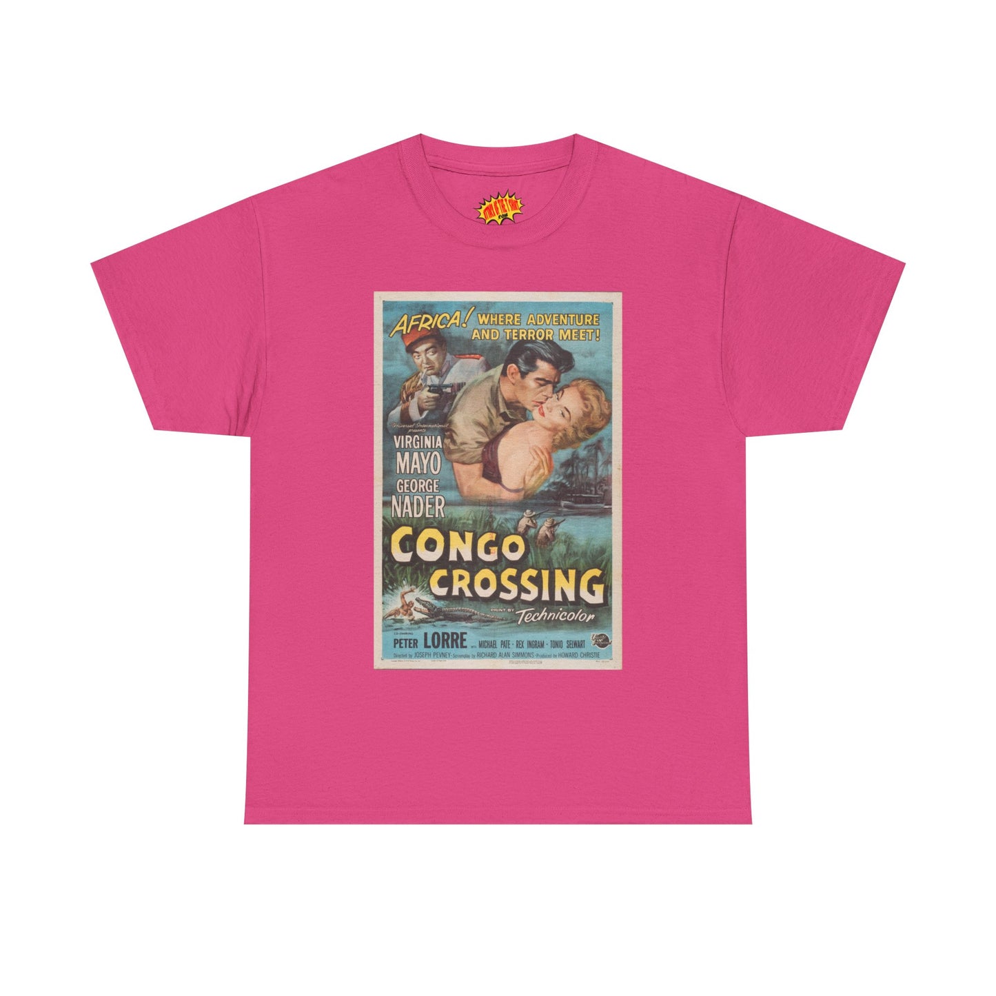 Congo Crossing Movie Poster T-Shirt *Multiple Colors*