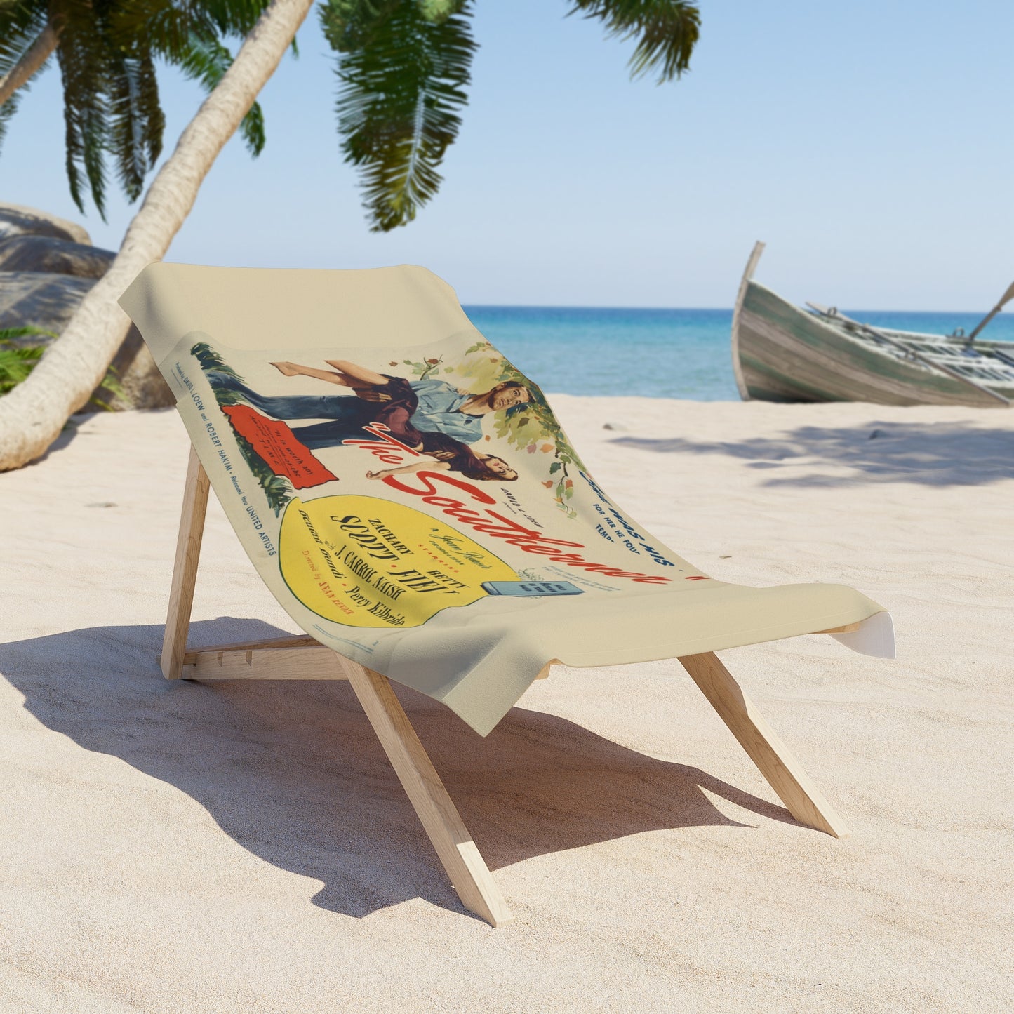 The Southerner Vintage Movie Poster Retro Print Beach Towel 2 Sizes