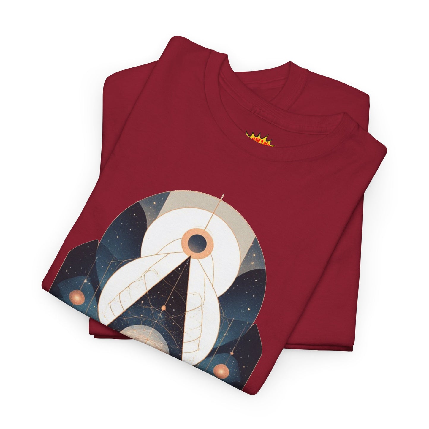 Geometric Space Art Pattern Graphic Tee Shirt *Multiple Colors*