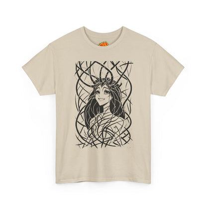 Thorny Vine Dryad Woman Fantasy Nature T-Shirt