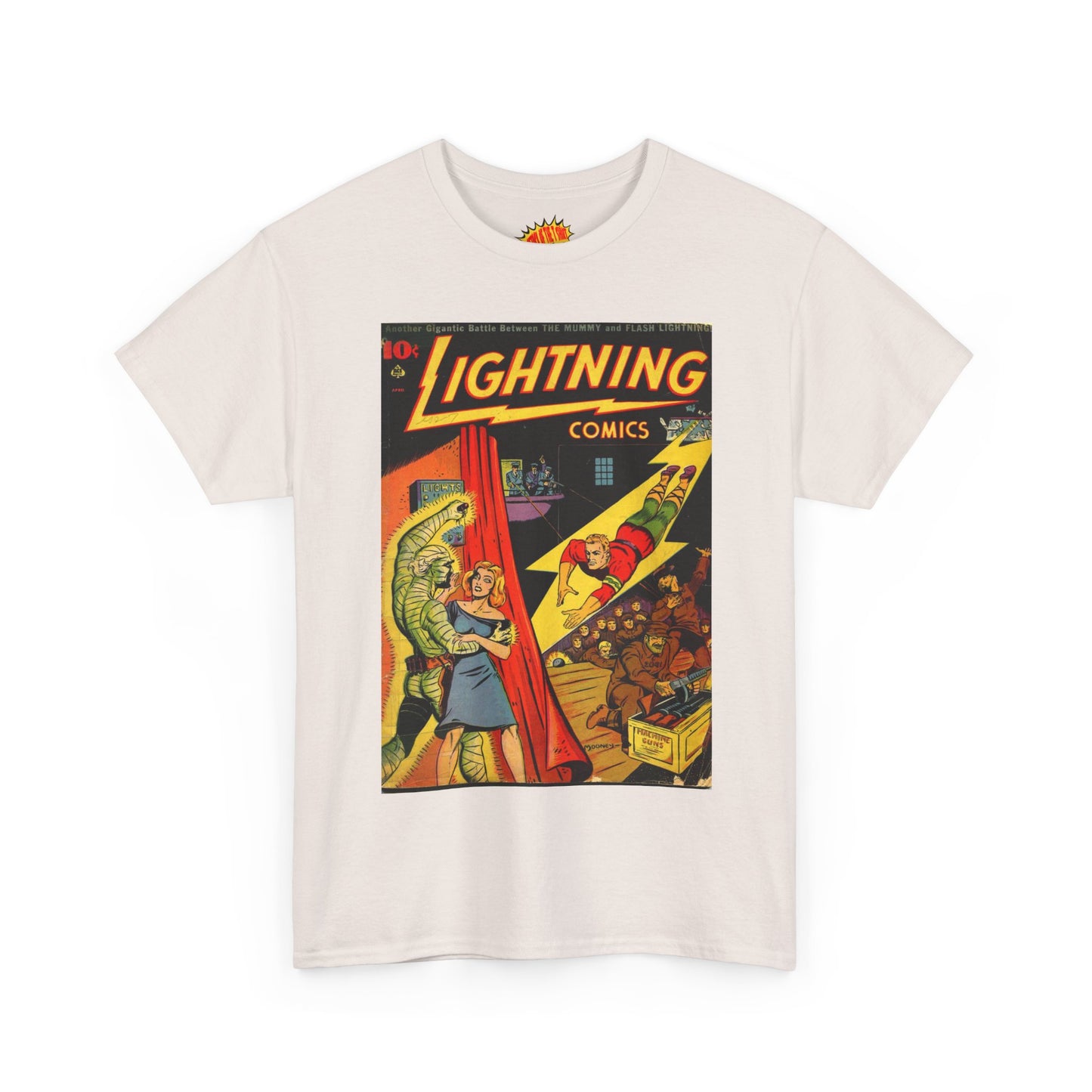 Lightning Comics April Comic Tee Shirt *Multiple Colors*