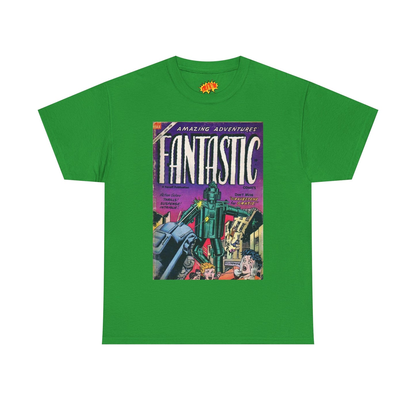 Fantastic January - February Comic Tee Shirt *Multiple Colors*