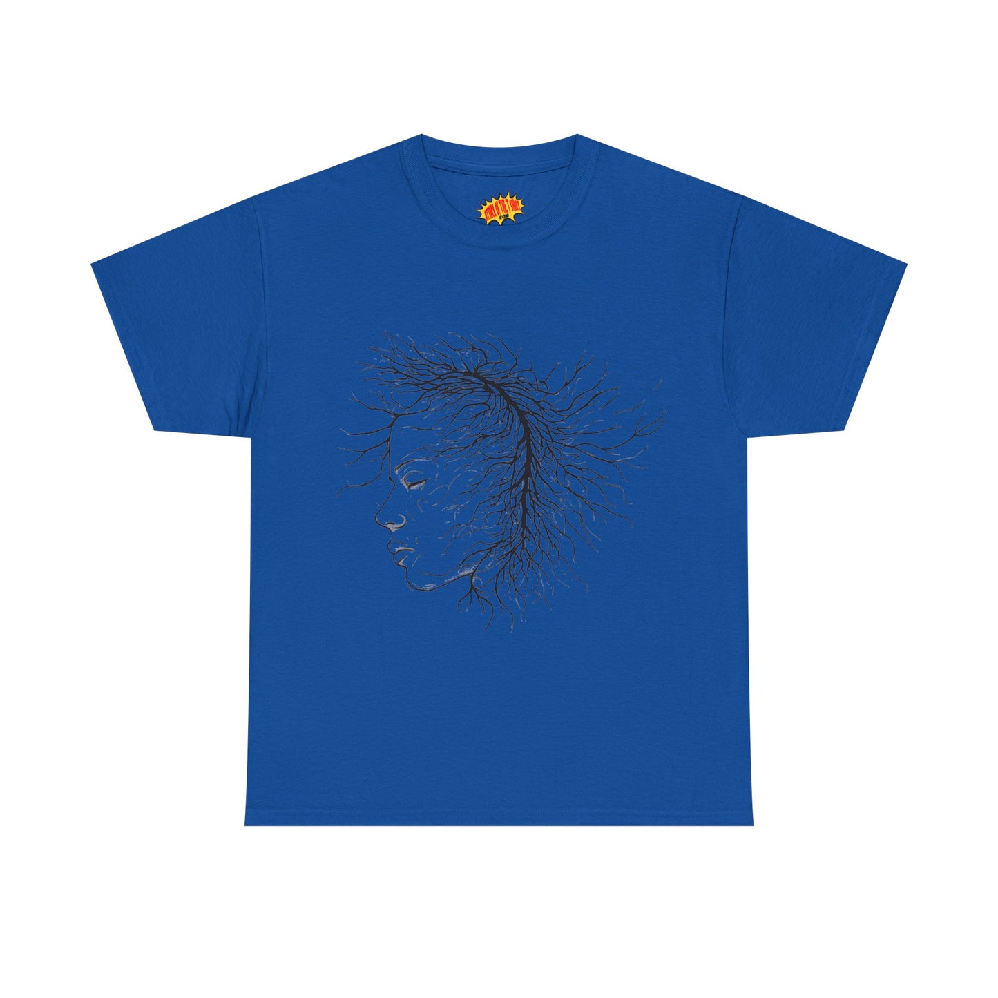 Capillary Face Line Drawing Graphic Art Tee Shirt *Multiple Colors*