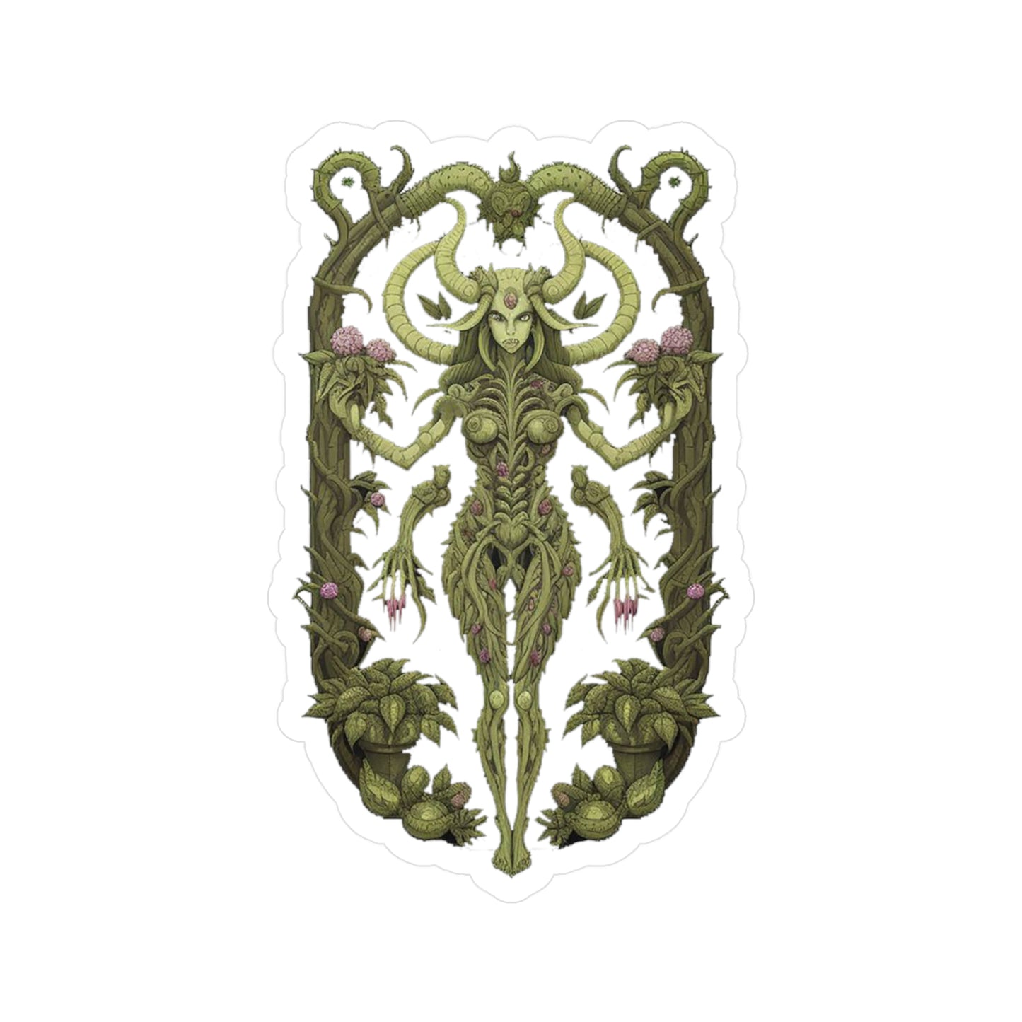 Dryad Succubus Durable Vinyl Decal Sticker