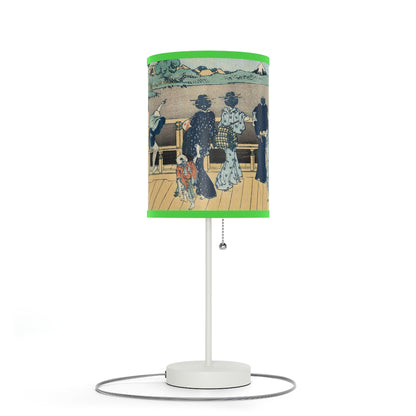 The Sazai Hall by Hokusai Japanese Lamp