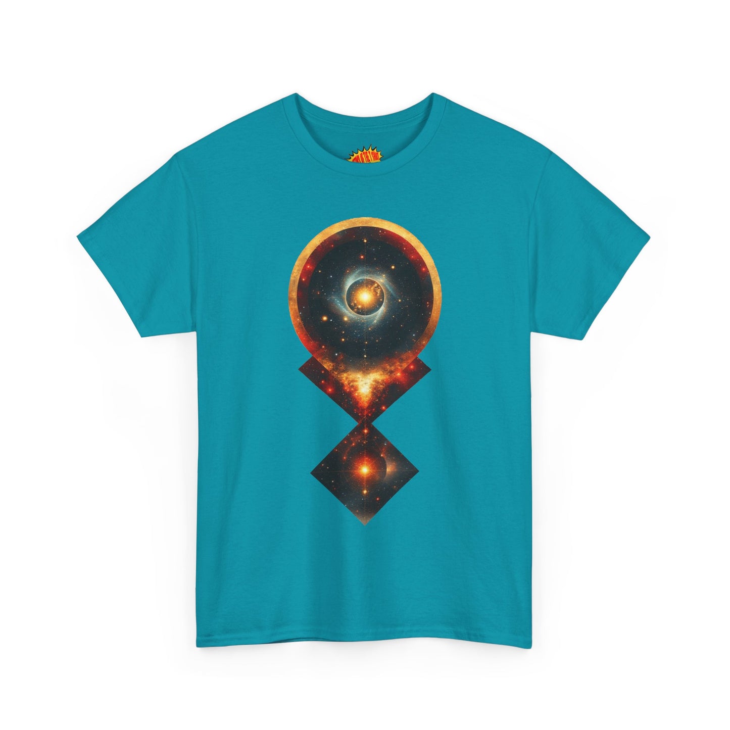 Geometric Space Nebula Graphic Art Tee Shirt *Multiple Colors*