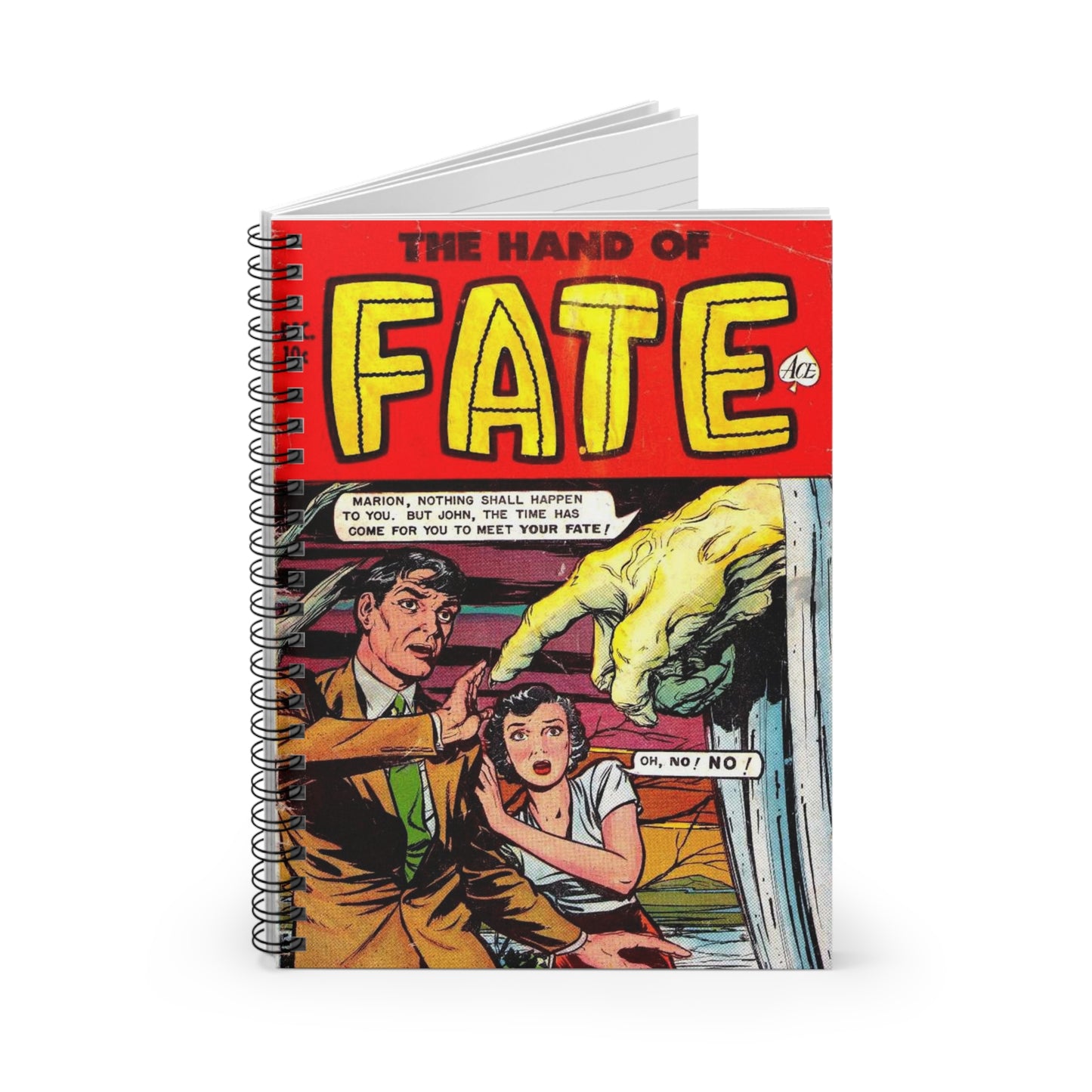 The Hand of Fate Dec. Comic Book Cover Notebook