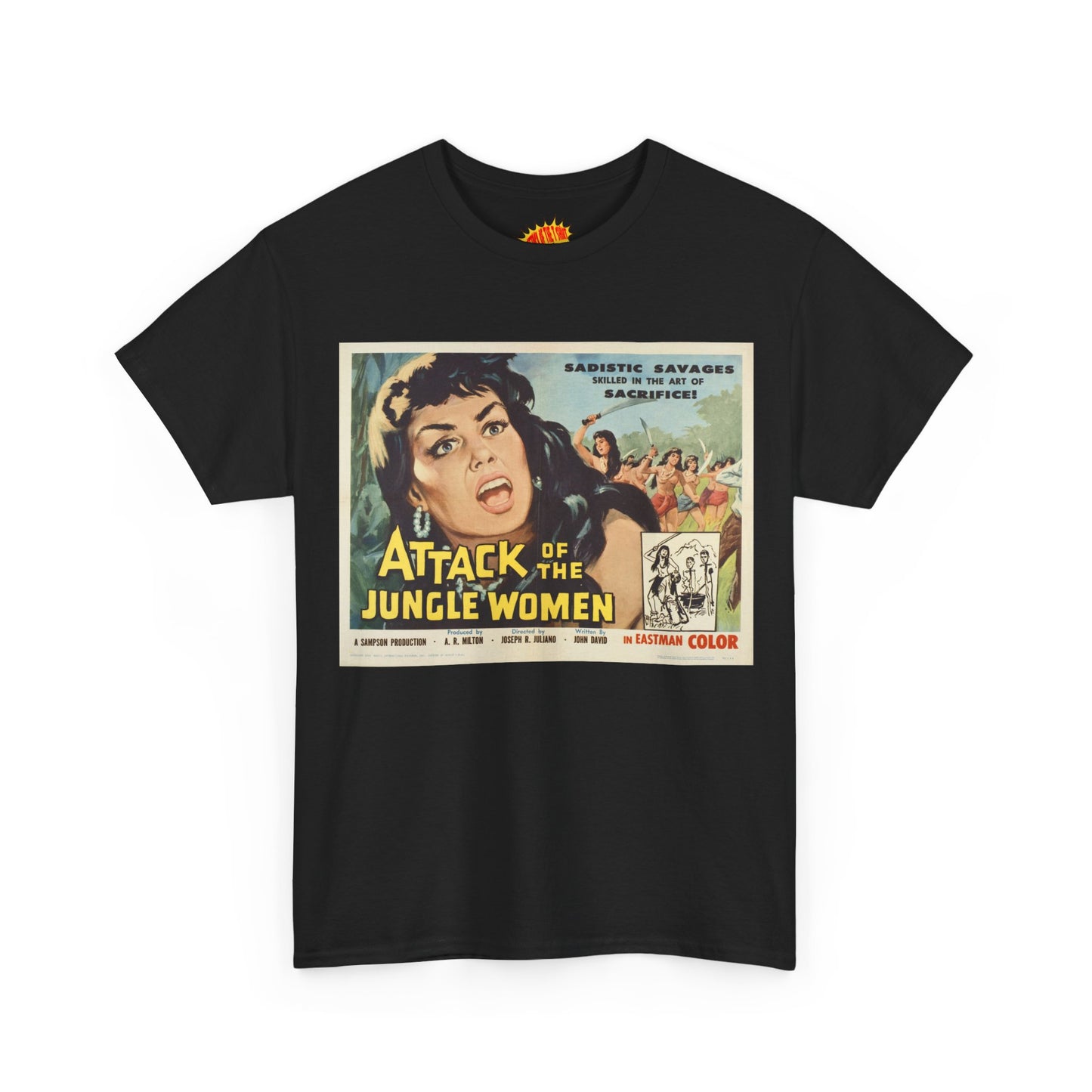 Attack of the Jungle Women Movie Poster T-Shirt *Multiple Colors*