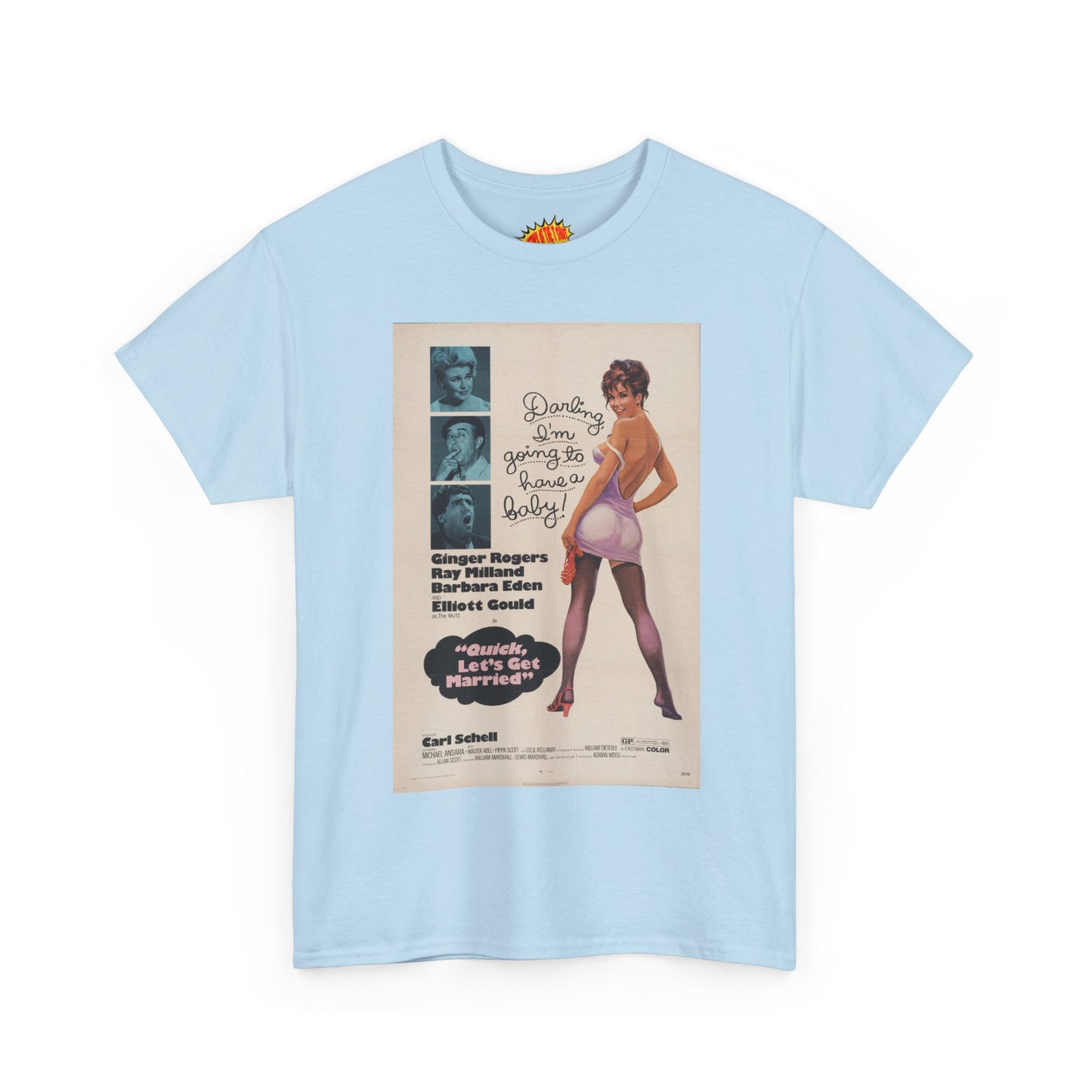 Quick, Let's Get Married Movie Poster T-Shirt *Multiple Colors*