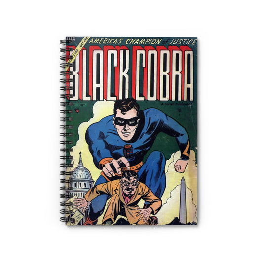 Black Cobra October - November Comic Book Cover Notebook