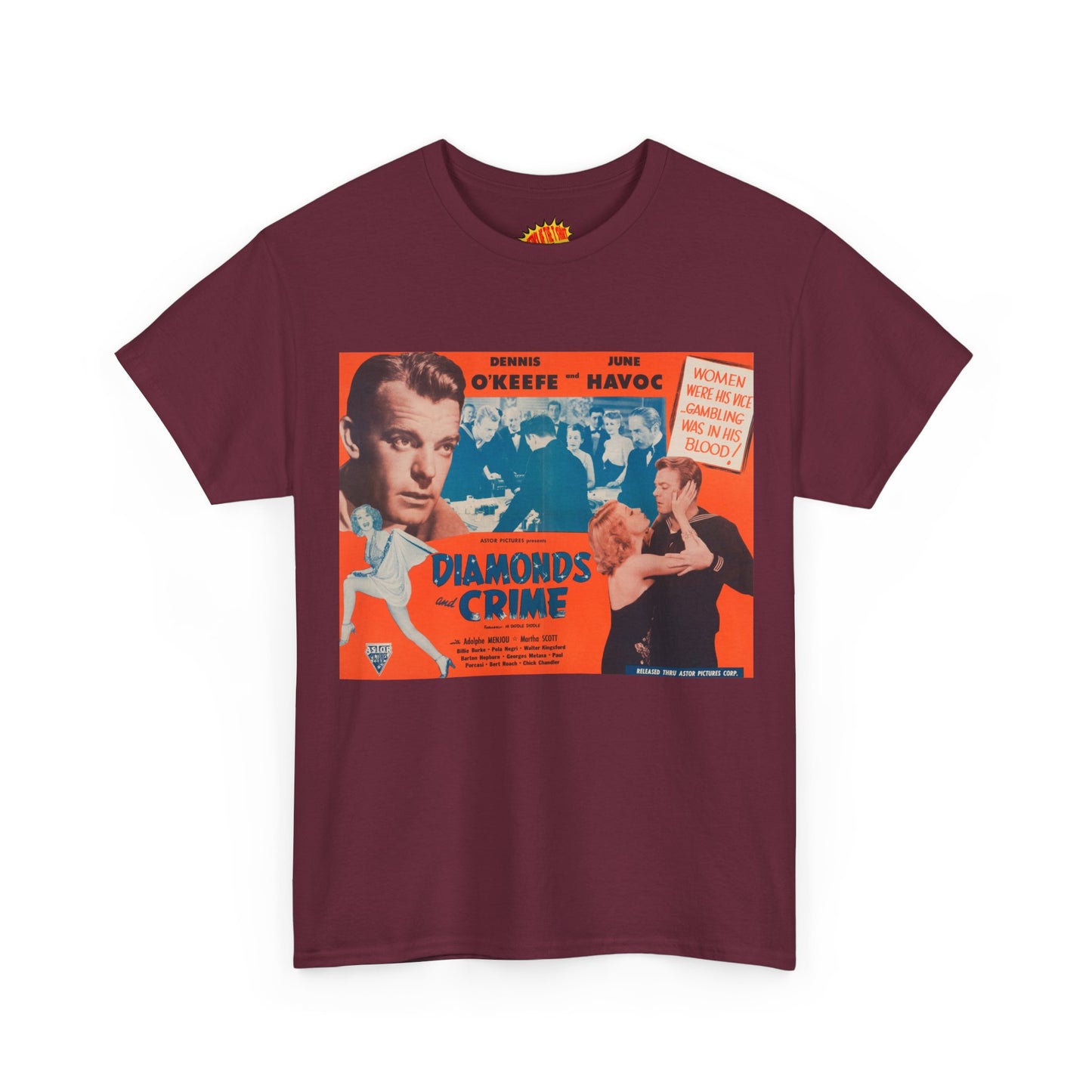 Diamonds and Crime Movie Poster T-Shirt *Multiple Colors*